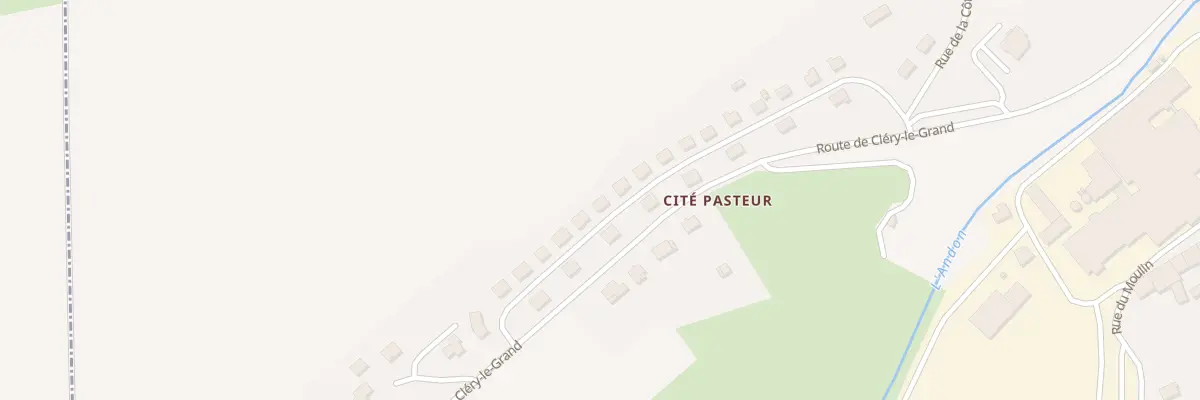 Plan du 22 Rue Pasteur à Cléry-le-Petit