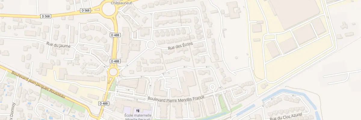 Plan du 70 Bd Pierre Mendes France à Châteauneuf-les-Martigues