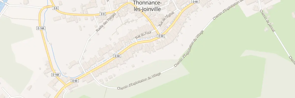 Plan du 77 Rue du Général de Gaulle à Thonnance-lès-Joinville