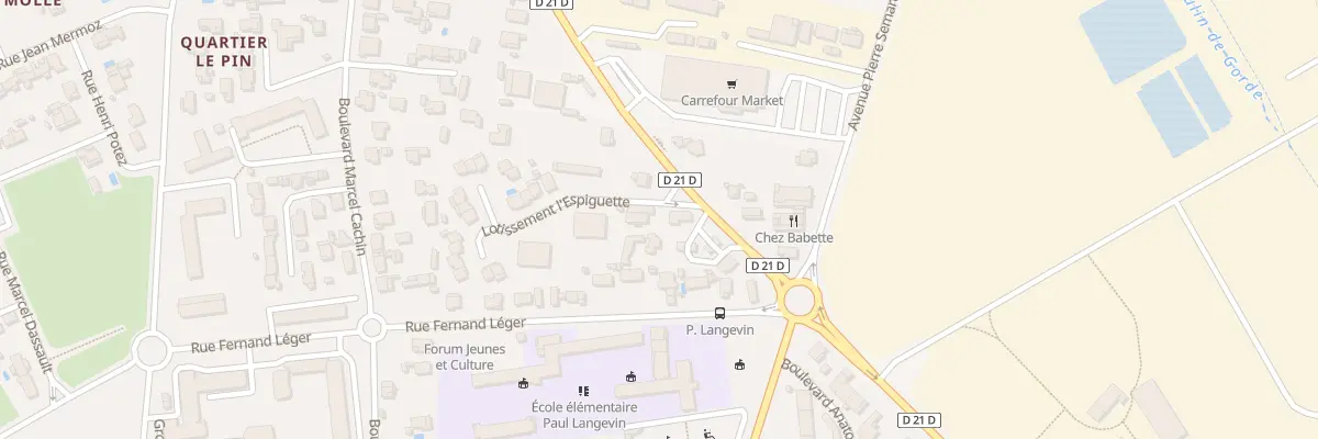Plan du 34 Rue Henri Wallon à Berre-l’Étang