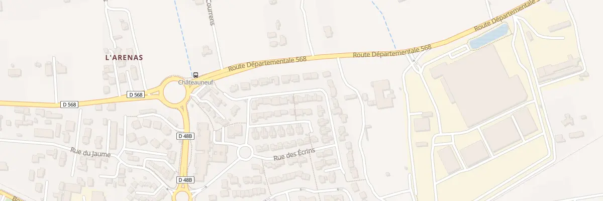 Plan du 43 Rue des Ecrins à Châteauneuf-les-Martigues