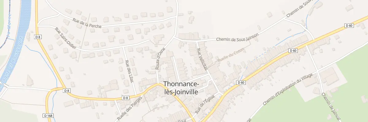 Plan du 9 Rue Cour du Chateau à Thonnance-lès-Joinville
