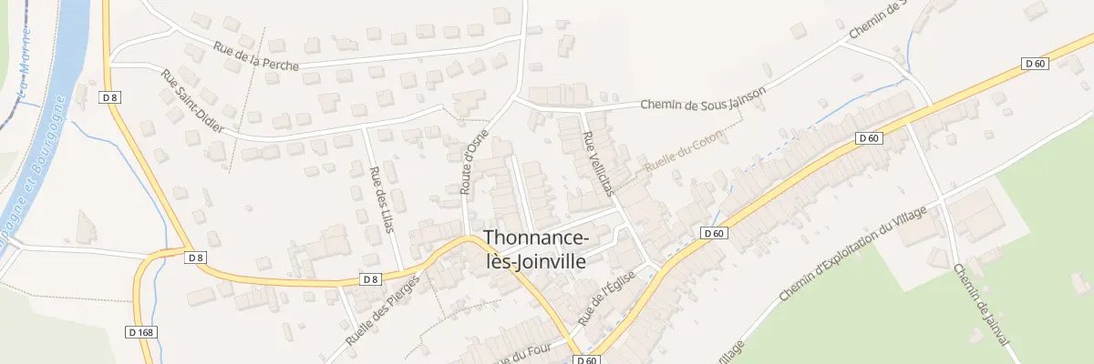Plan du 7 Rue Cour du Chateau à Thonnance-lès-Joinville