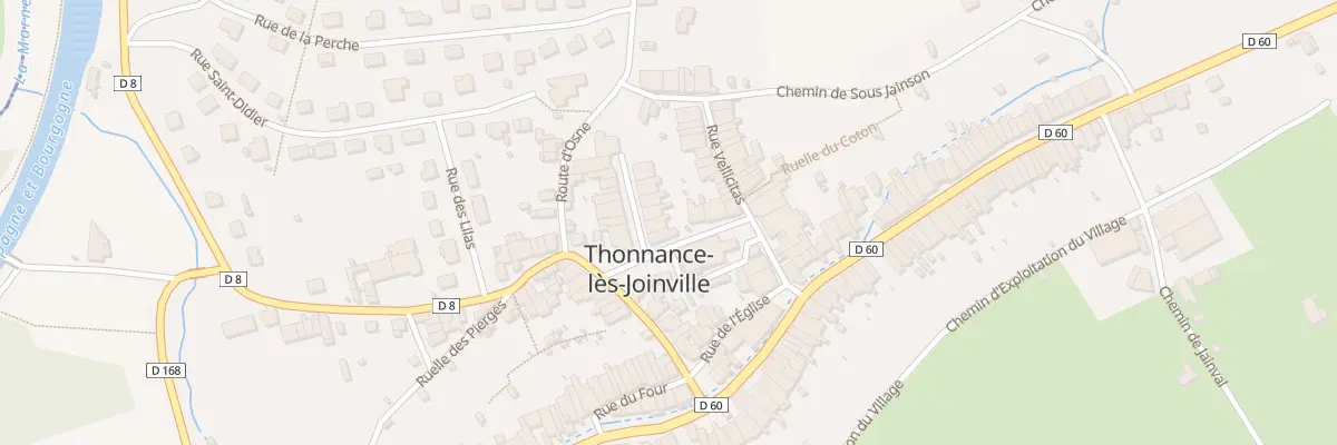 Plan du 1 Rue Cour du Chateau à Thonnance-lès-Joinville