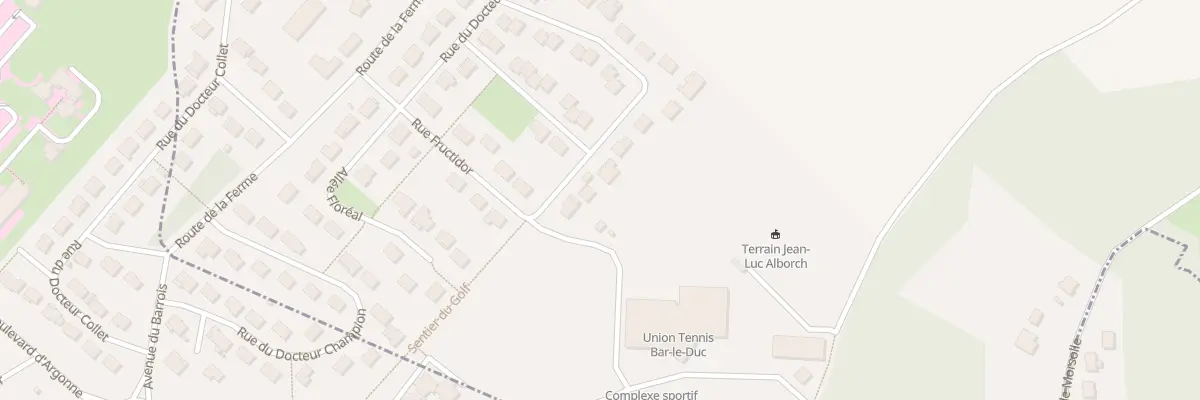 Plan du 45 Rue du Docteur Wagner à Behonne