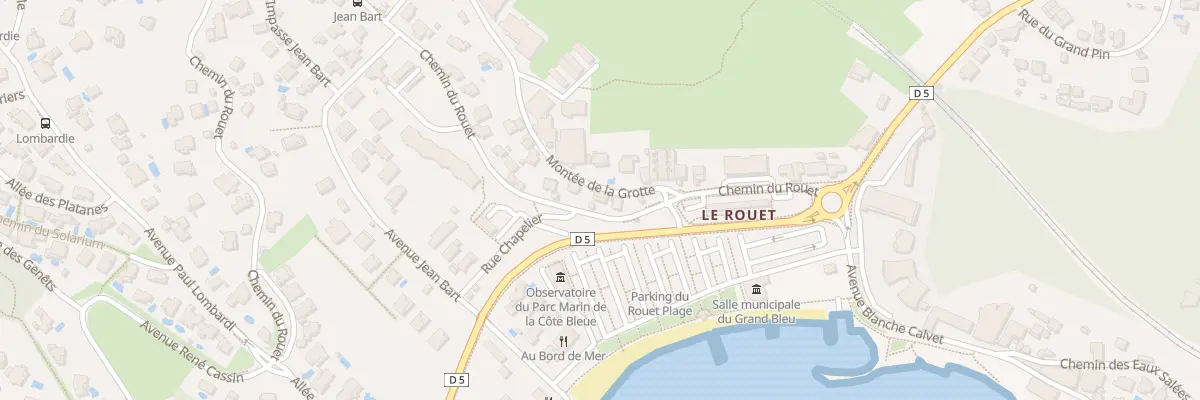 Plan du 73 Che du Rouet à Carry-le-Rouet