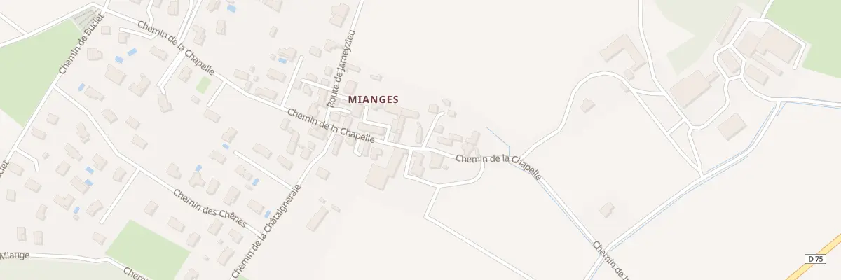 Plan du 458 Che de la Chapelle à Chamagnieu