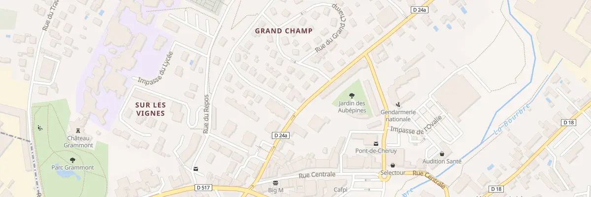 Plan du 13 Rue Aimé Pinel à Pont-de-Chéruy