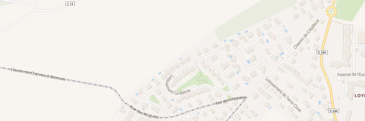 Plan du 22 Lot La Balme à Chavanoz
