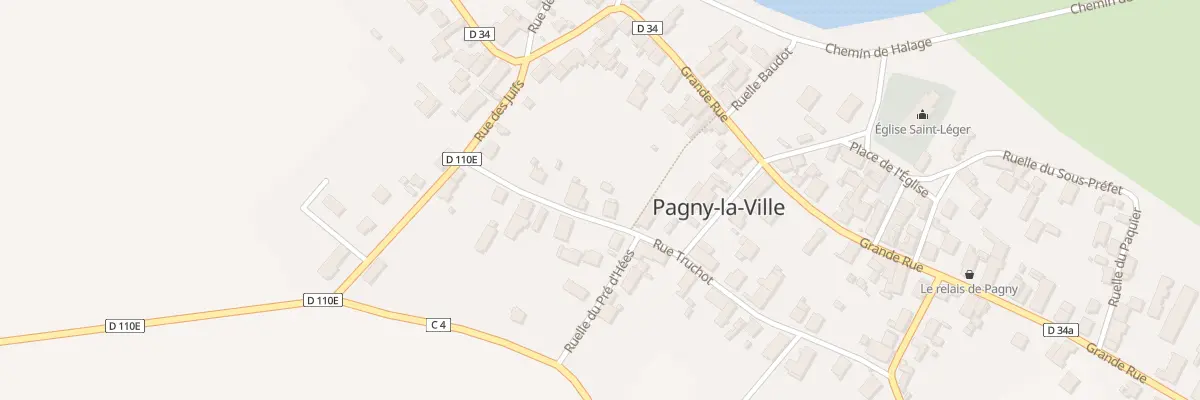 Plan du 7 Rue Truchot à Pagny-la-Ville