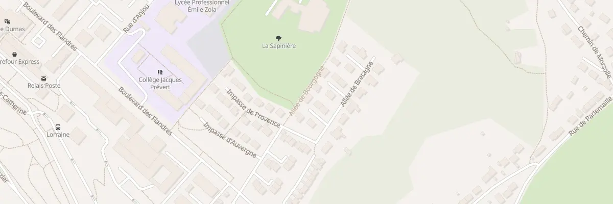 Plan du 6 All de Bretagne à Bar-le-Duc
