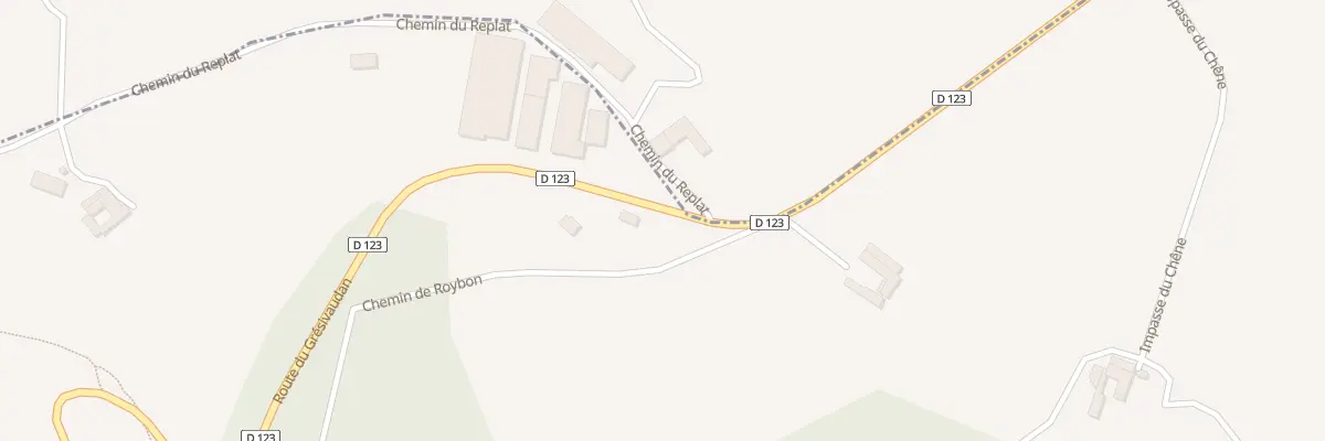 Plan du 3070 Rte du Gresivaudan à Parnans