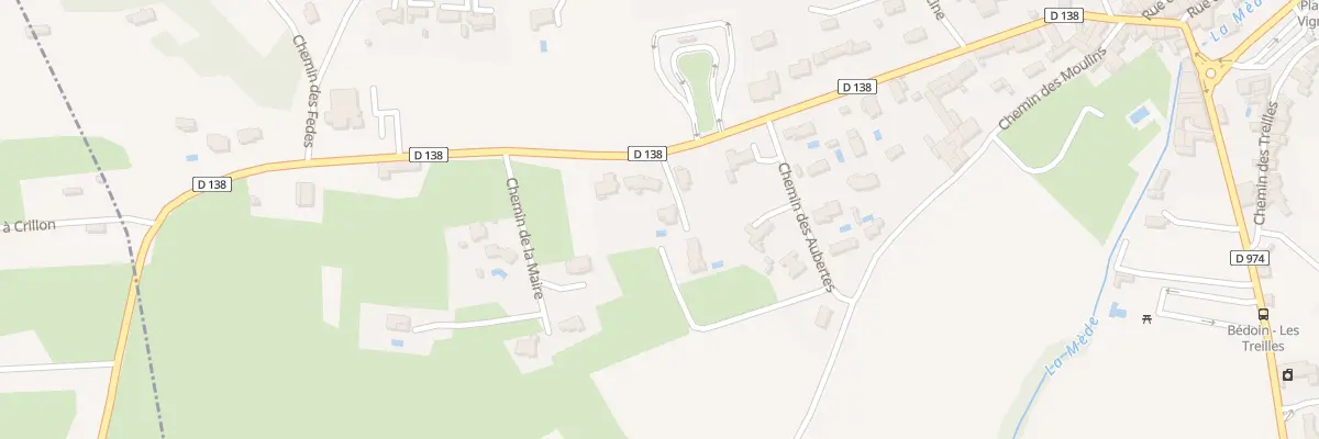 Plan du 465 Rte de Crillon-le-Brave à Bédoin