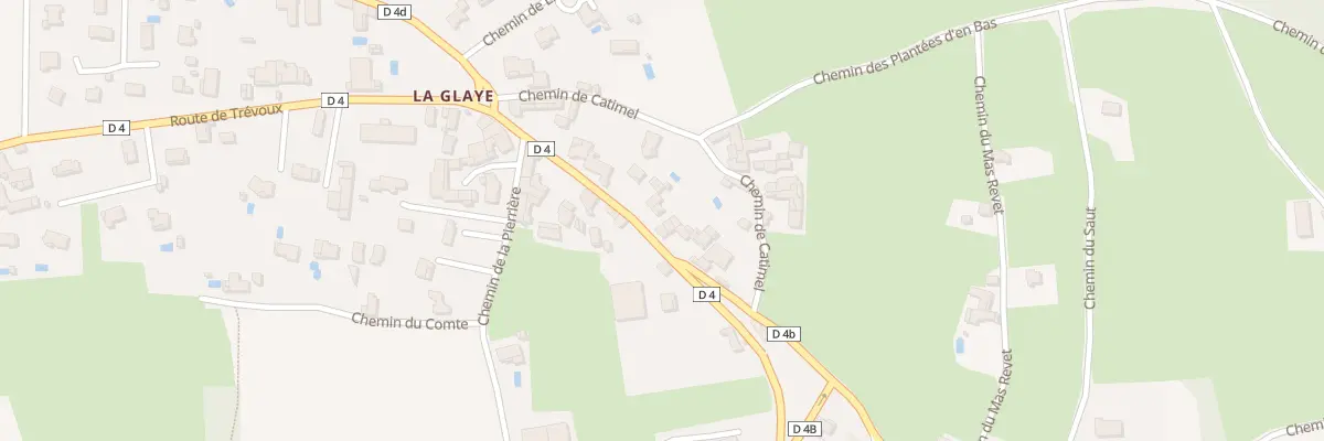 Plan du 5581 Rte de Trevoux à Pérouges
