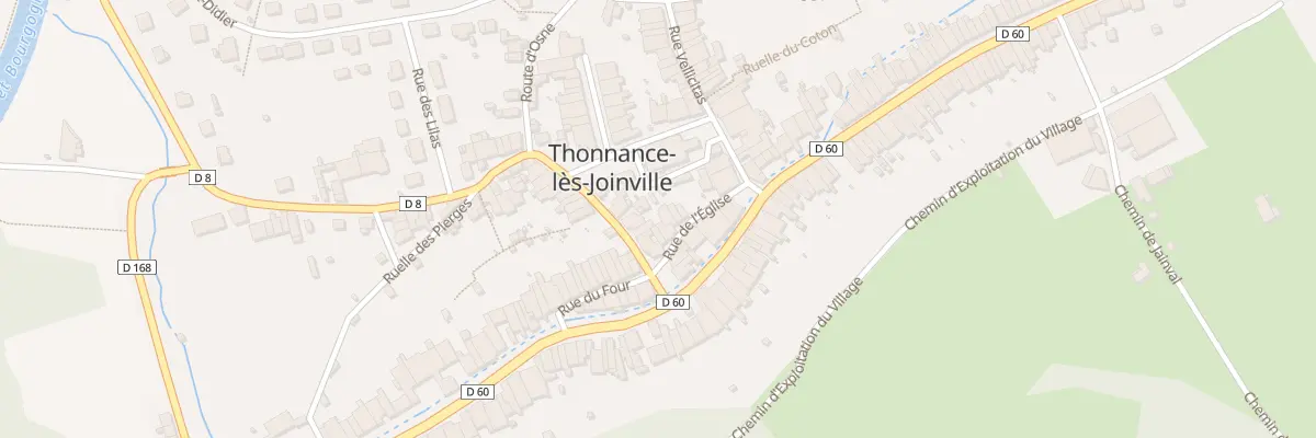 Plan du 4 Rue de l’Eglise à Thonnance-lès-Joinville