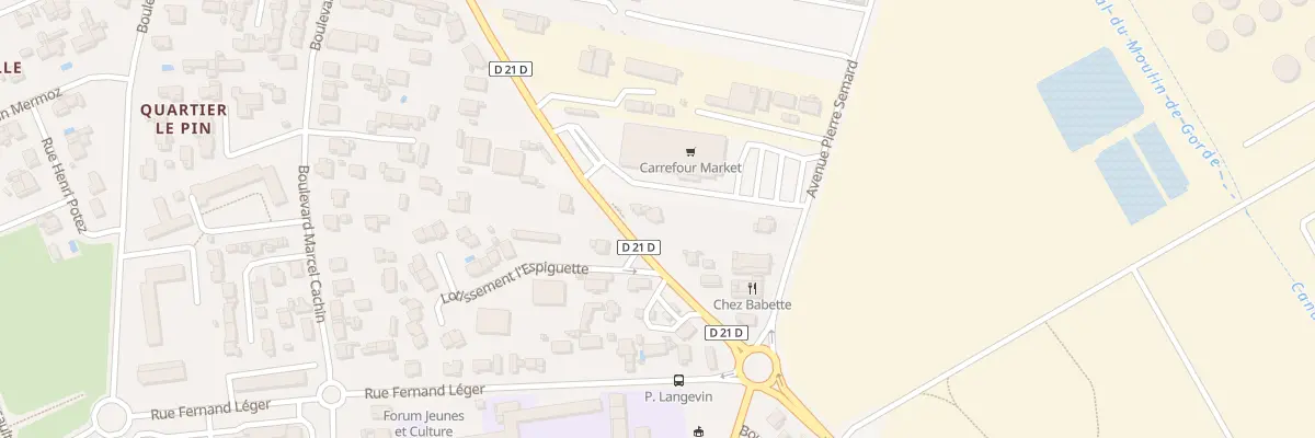 Plan du 33 Rue Henri Wallon à Berre-l’Étang