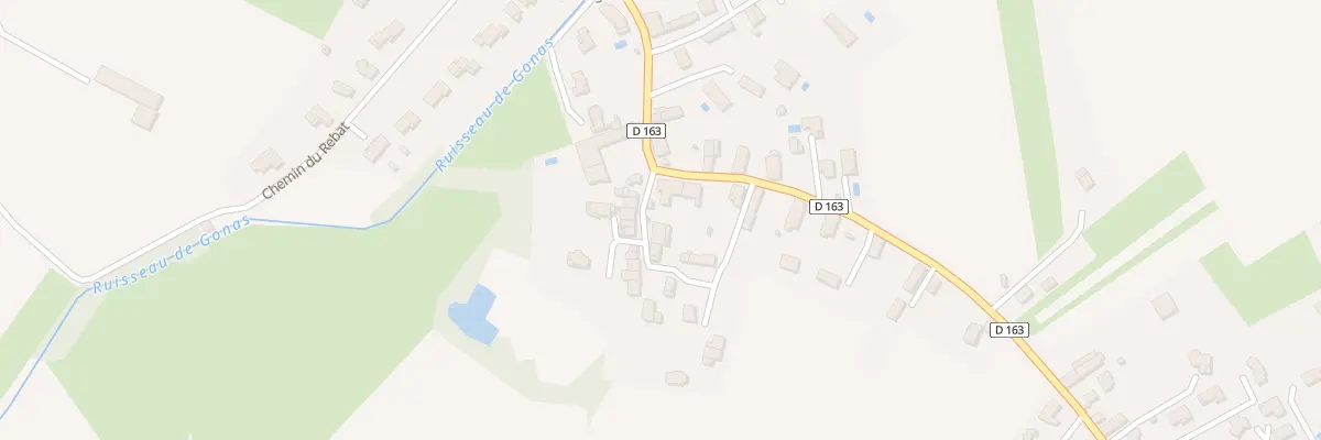 Plan du Bergeron à Frontonas