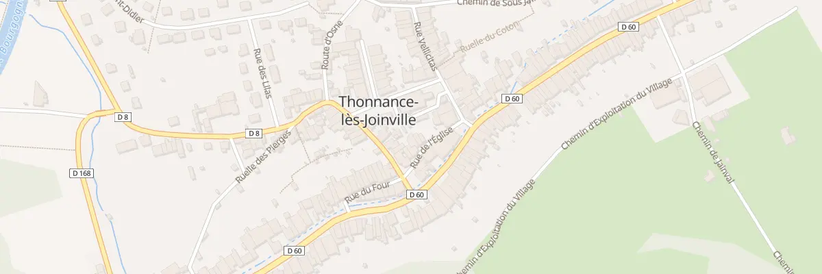 Plan du 6 Rue de l’Eglise à Thonnance-lès-Joinville