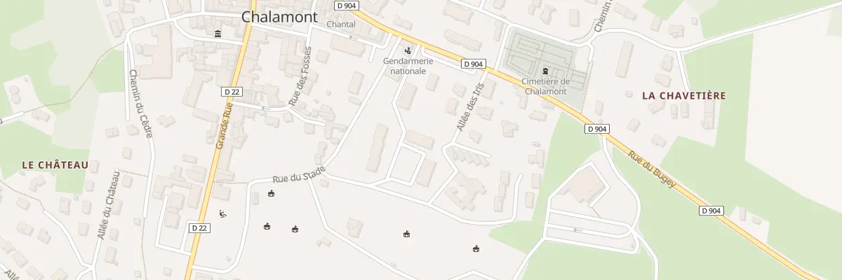 Plan du 131 Rue de la Croix Doree à Chalamont