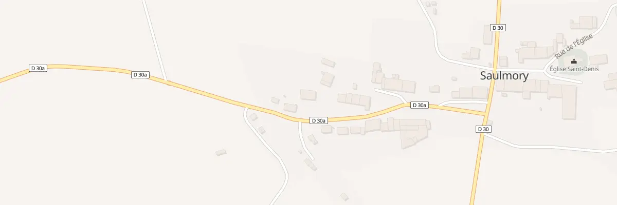 Plan du 24 Rue de la Gare à Saulmory-Villefranche