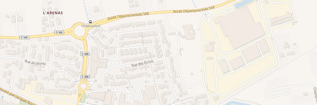 Plan du 23 Rue des Ecrins à Châteauneuf-les-Martigues