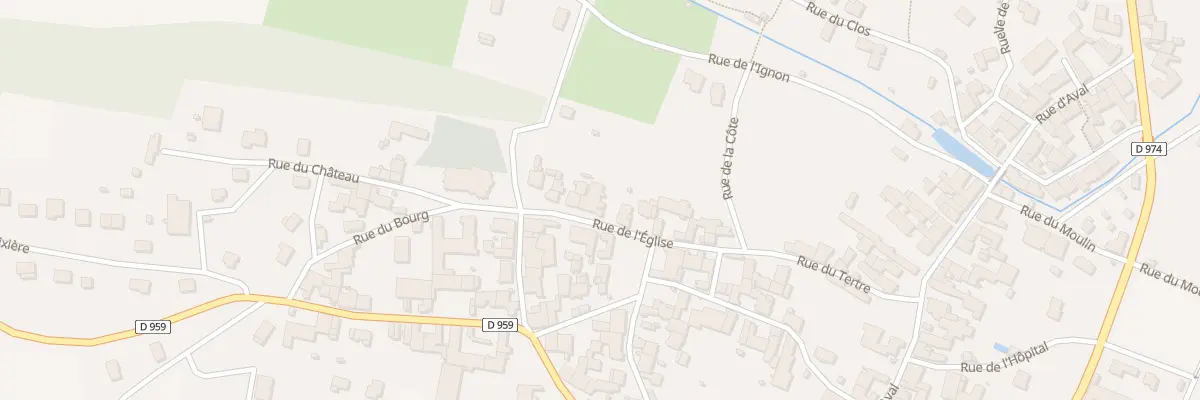 Plan du 15 Rue de l’Église à Til-Châtel