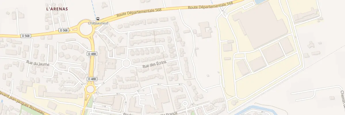 Plan du 19 Rue des Ecrins à Châteauneuf-les-Martigues