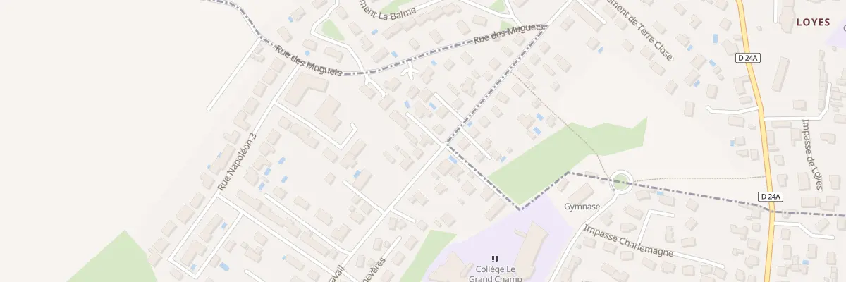 Plan du 103 Rue du Travail à Pont-de-Chéruy