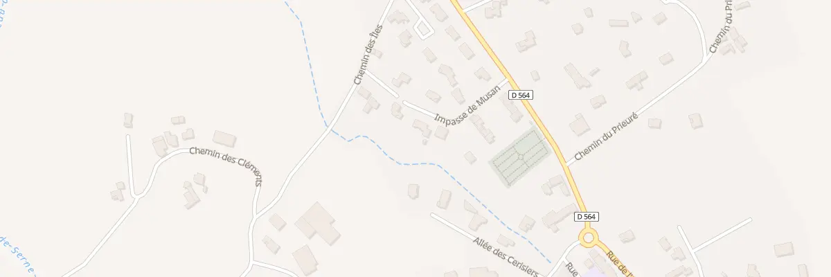Plan du 2 Imp de Musan à Jaillans