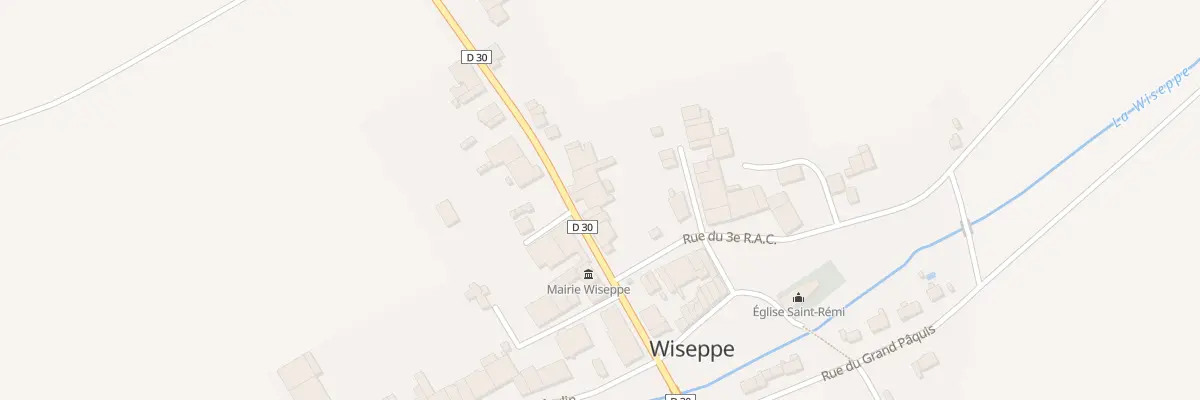 Plan du 8 Grande Rue à Wiseppe