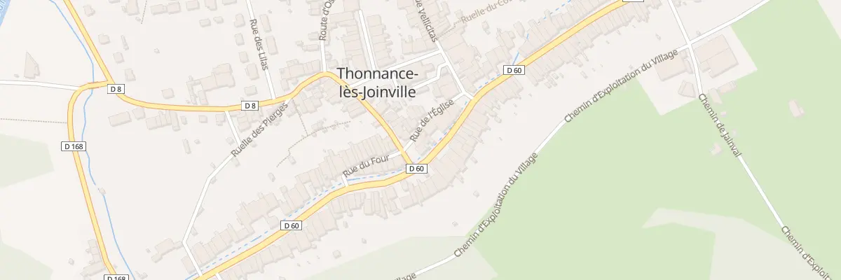 Plan du 88B Rue du Général de Gaulle à Thonnance-lès-Joinville