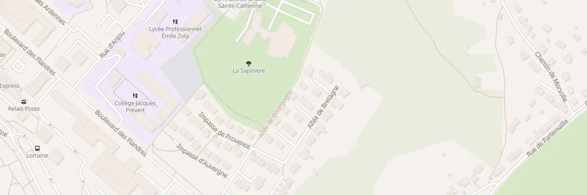 Plan du 16 All de Bretagne à Bar-le-Duc