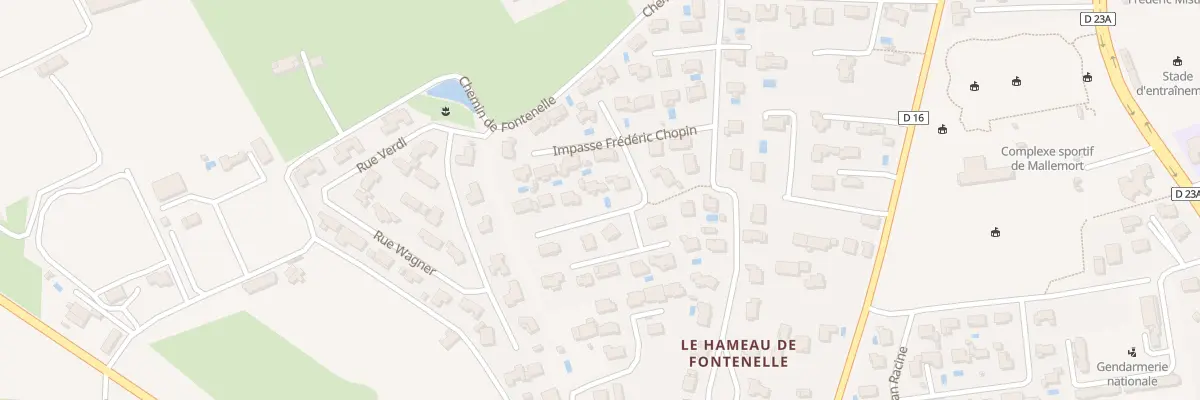 Plan du 34 Imp Franz Liszt à Mallemort