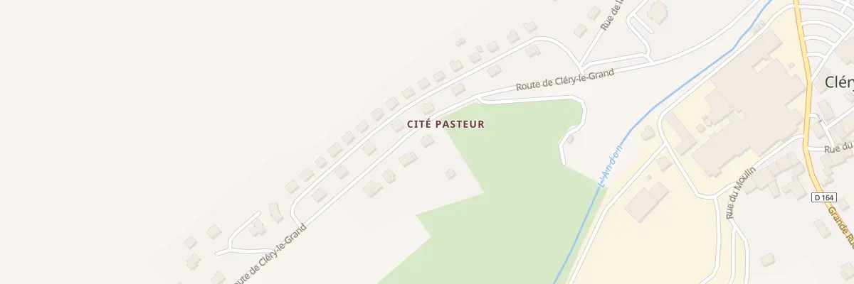 Plan du 7 Rte de Clery Grand à Cléry-le-Petit