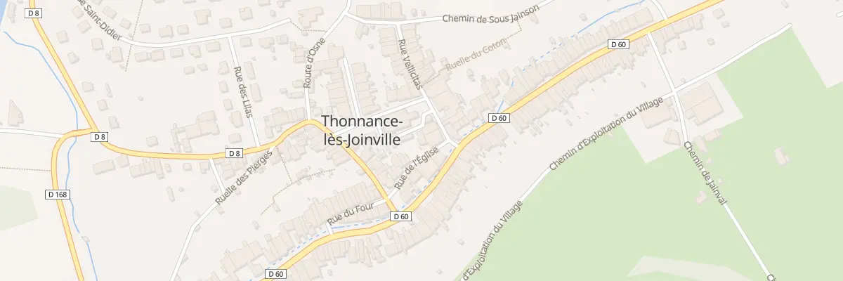 Plan du 10 Rue de l’Eglise à Thonnance-lès-Joinville