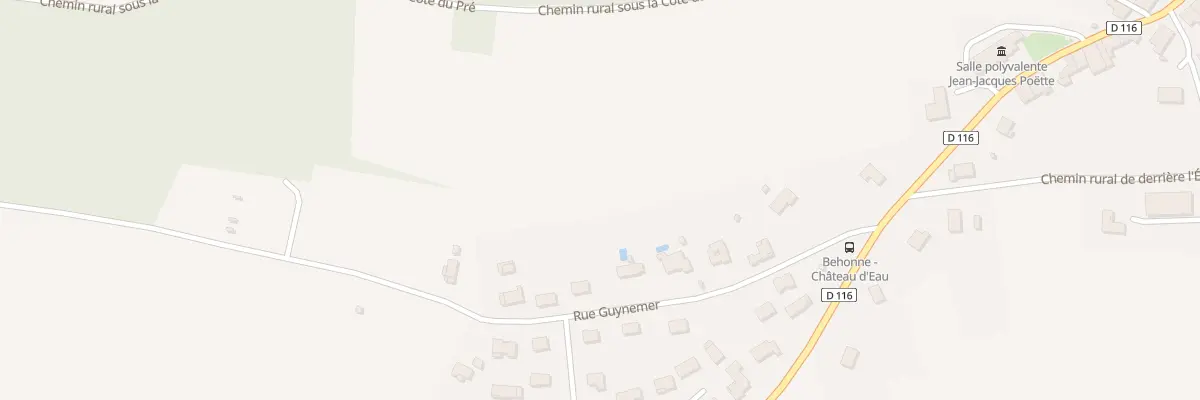 Plan du 5 Rue Guynemer à Behonne