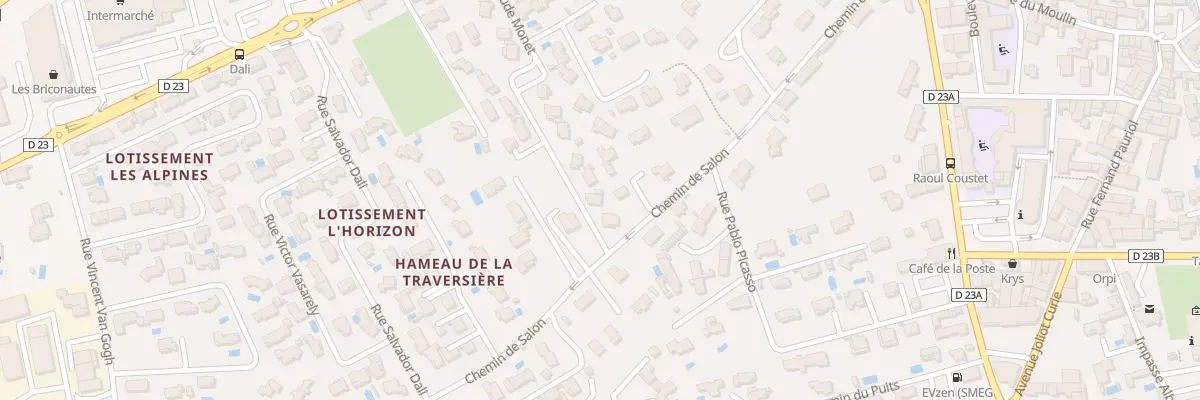Plan du 303 Rue Claude Monet à Mallemort