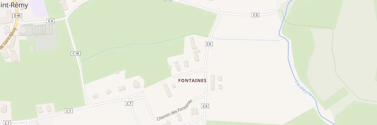 Plan du 5172 Fontaines à Saint-Rémy