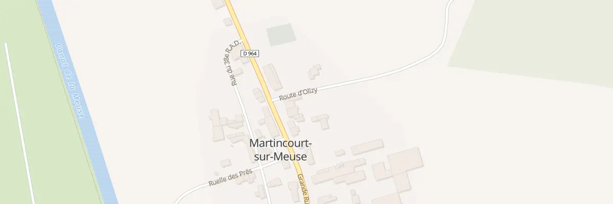 Plan du 1 Gr Grande Rue à Martincourt-sur-Meuse