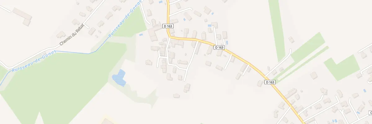 Plan du 298 Le Bergeron à Frontonas