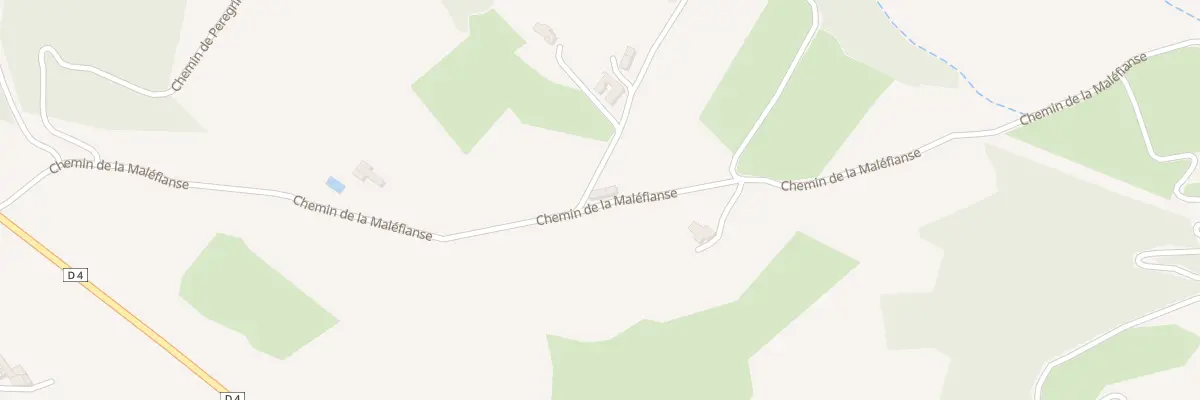 Plan du 517 Che de la Malefianse à Venasque