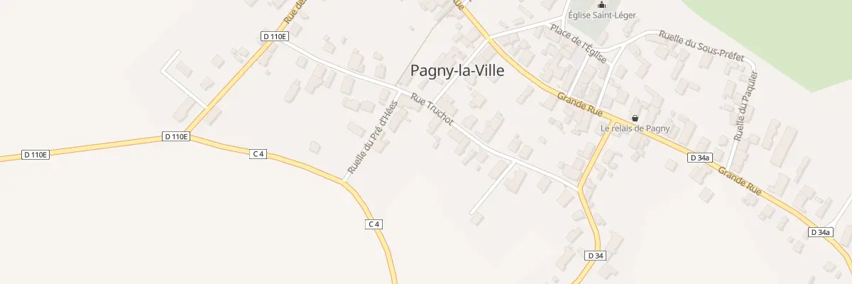 Plan du 20 Rue Truchot à Pagny-la-Ville