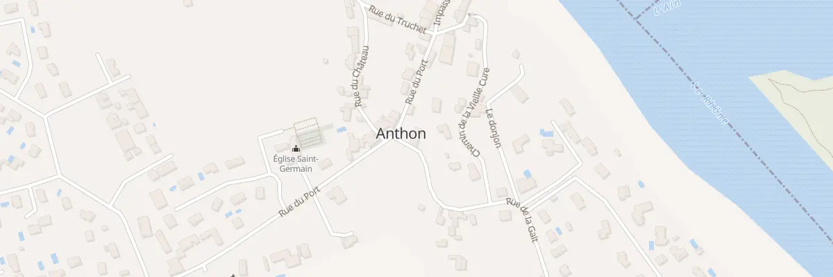 Plan du 1 Rue de la Gait à Anthon