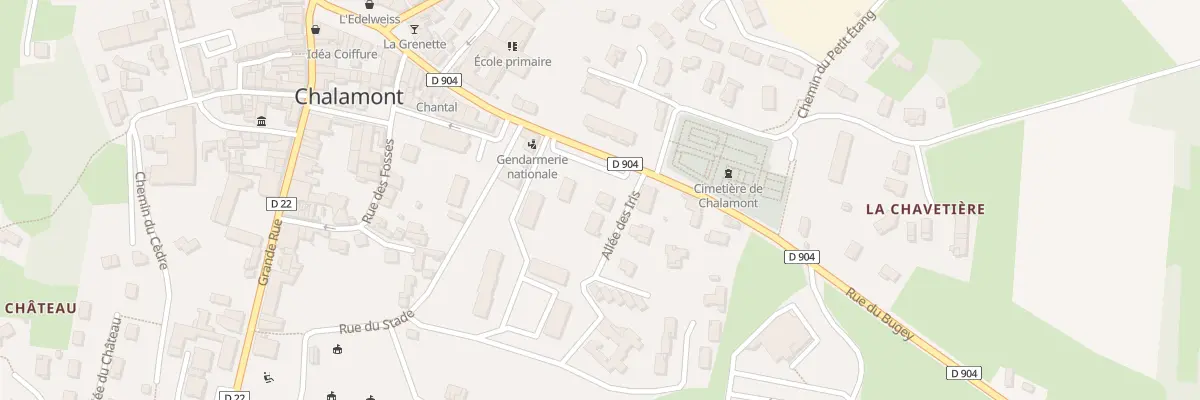 Plan du 5547 All des Iris à Chalamont