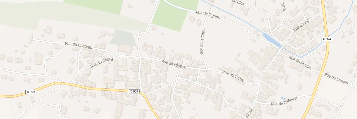 Plan du 17 Rue de l’Église à Til-Châtel