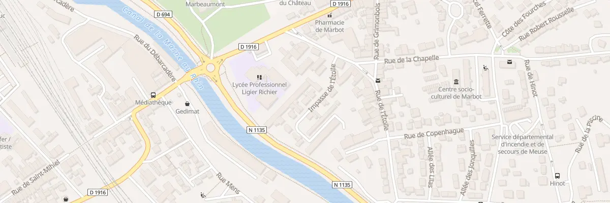 Plan du 7 Imp de l’Etoile à Bar-le-Duc