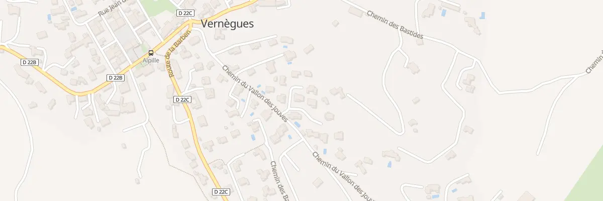 Plan du 7 Lot Ham du Vallon à Vernègues