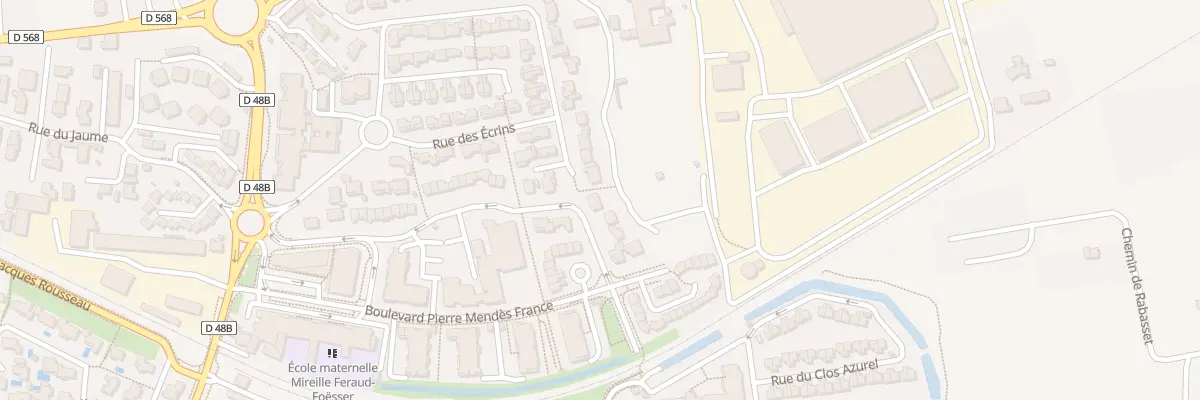 Plan du 62 Bd Pierre Mendes France à Châteauneuf-les-Martigues
