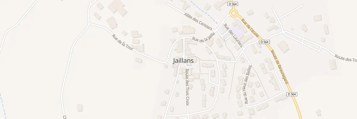 Plan du 10 Rte de Serne à Jaillans