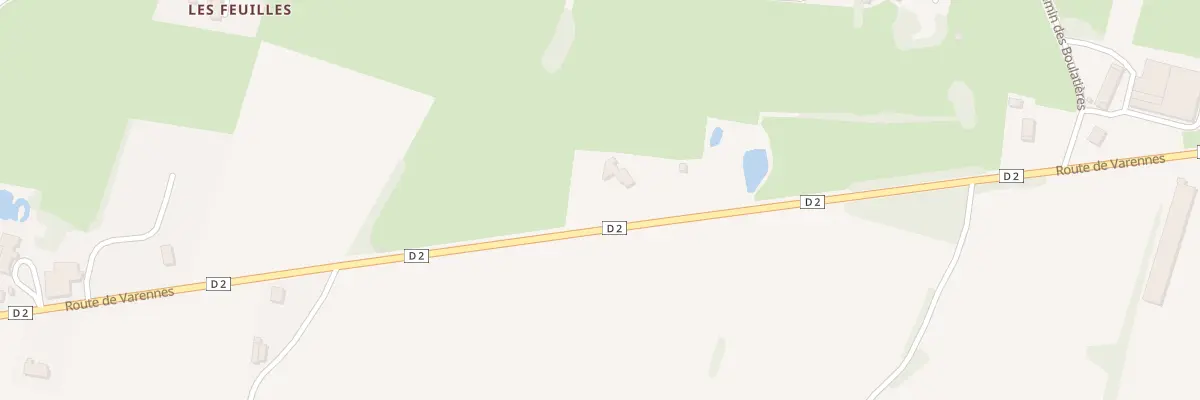 Plan du 1185 Rte de Varennes à Curciat-Dongalon